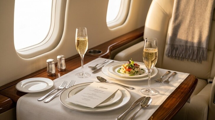 Частный самолёт для молодожёнов