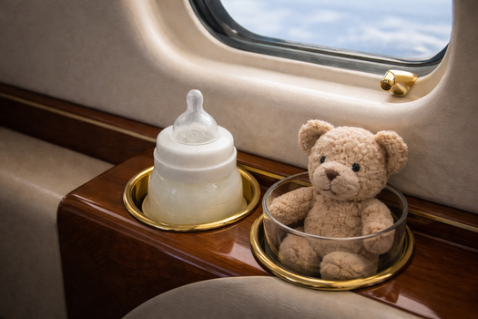 Как организовать перелет на частном самолете с новорожденным